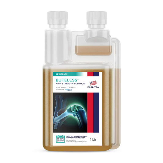 EQUINE AMERICA NUTRA BUTELESS HIGH STRENGTH SOLUTION WITH AQUALOX