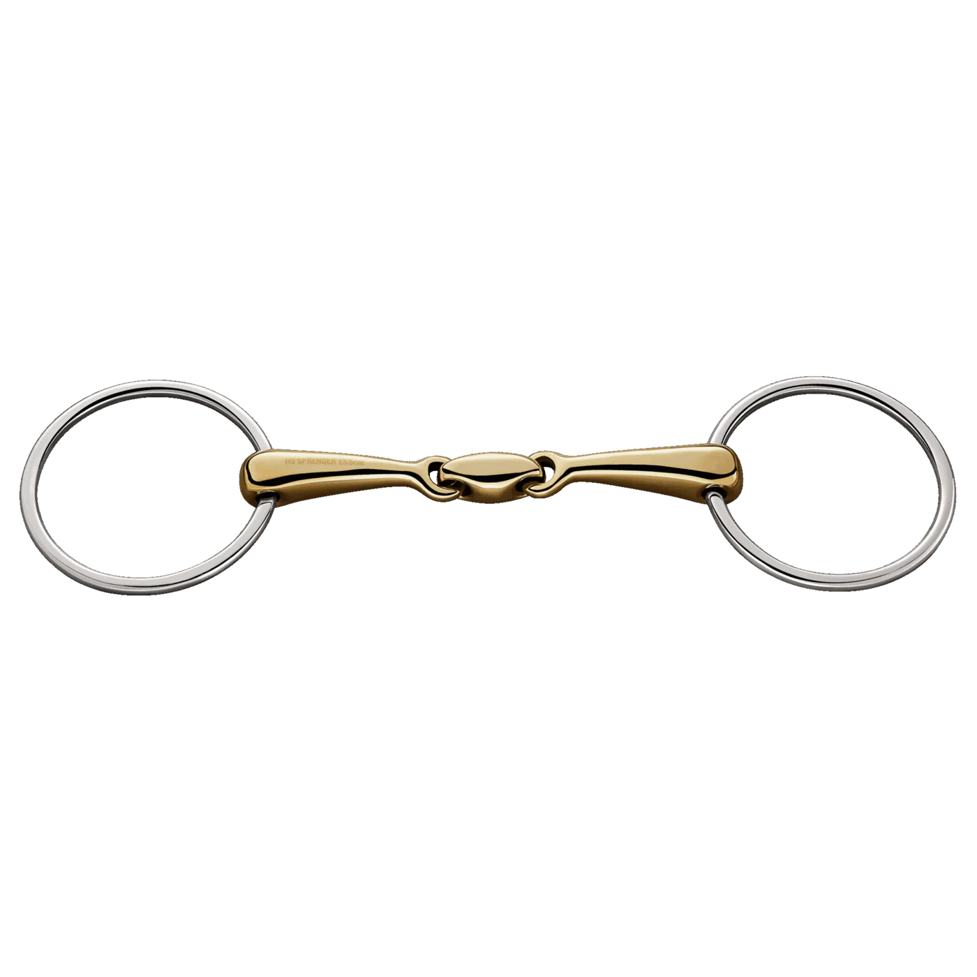 LOOSE SNAFFLE DOUBLE JOINTED 18MM