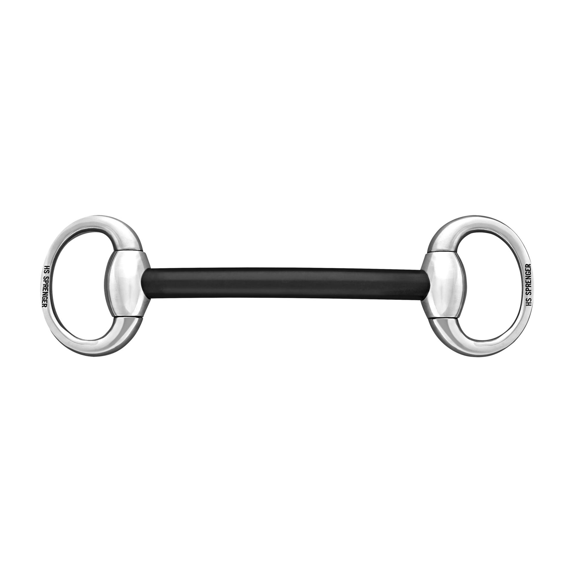 MULLEN MOUTH SNAFFLE HARD CARBON 16MM