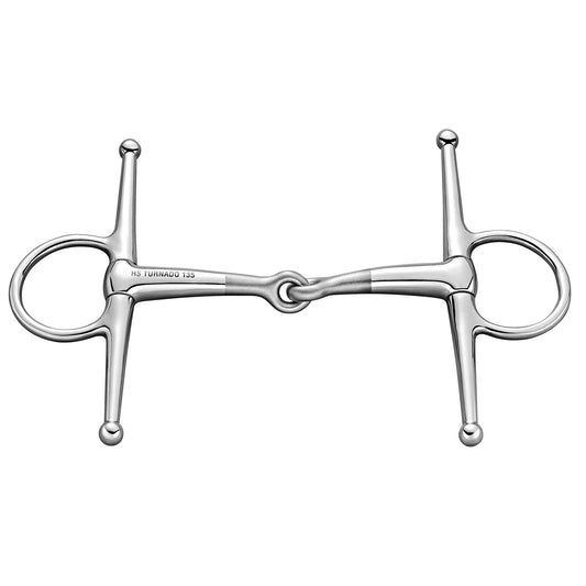 TURNADO FULL CHEEK SNAFFLE ST.ST. 16MM 