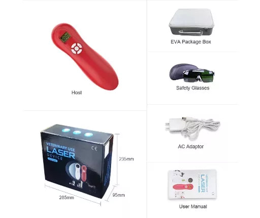 DISPOSITIVO DE TERAPIA PORTÁTIL CON LÁSER FRÍO POWER CURE PRO CLASE IV